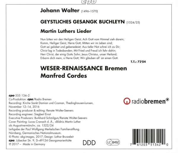 Geystliches Gesangk Buchleyn - Martin Luthers Lieder - slide-1