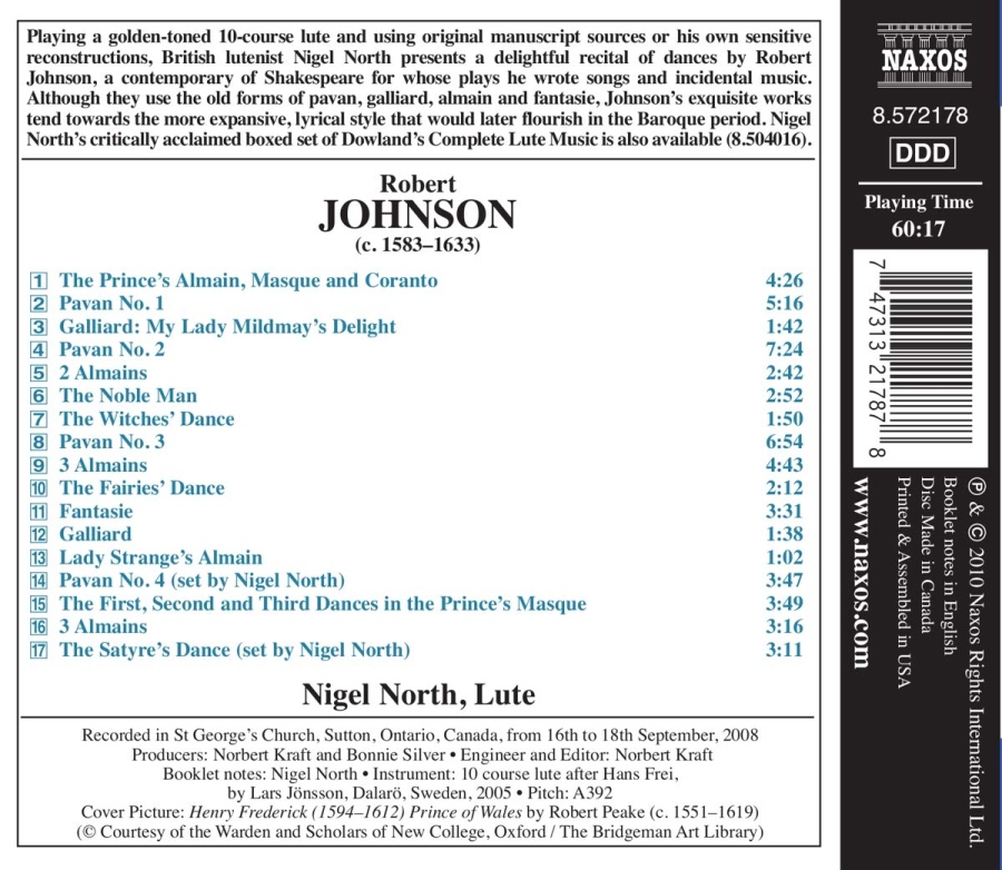 Johnson: Lute Music - slide-1