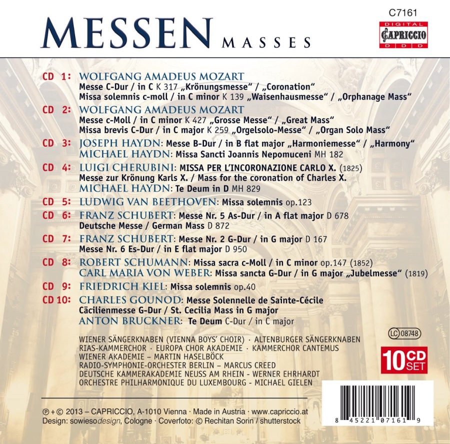 Messen - Mozart, Haydn, Cherubini, Beethoven, Schubert, Schumann, Kiel, Gounod, Bruckner - slide-1
