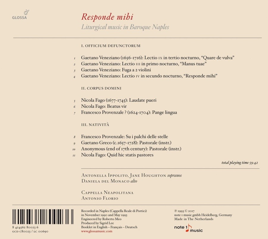 Responde mihi, Liturgical music in Baroque Naples - slide-1