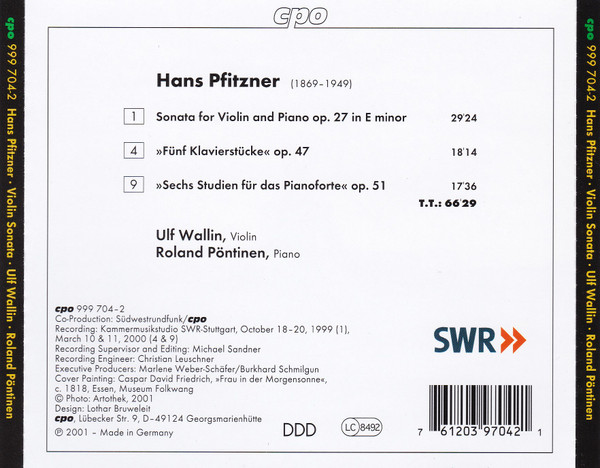 PFITZNER: Violin Sonatas - slide-1