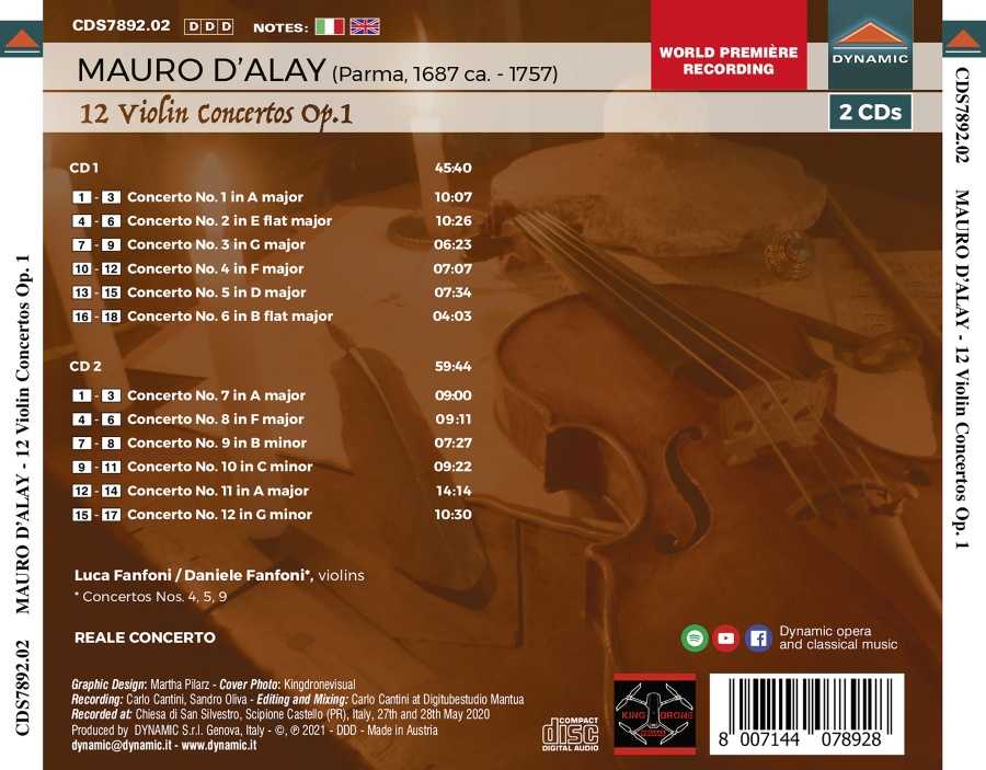 D’Alay: 12 Violin Concertos Op. 1 - slide-1