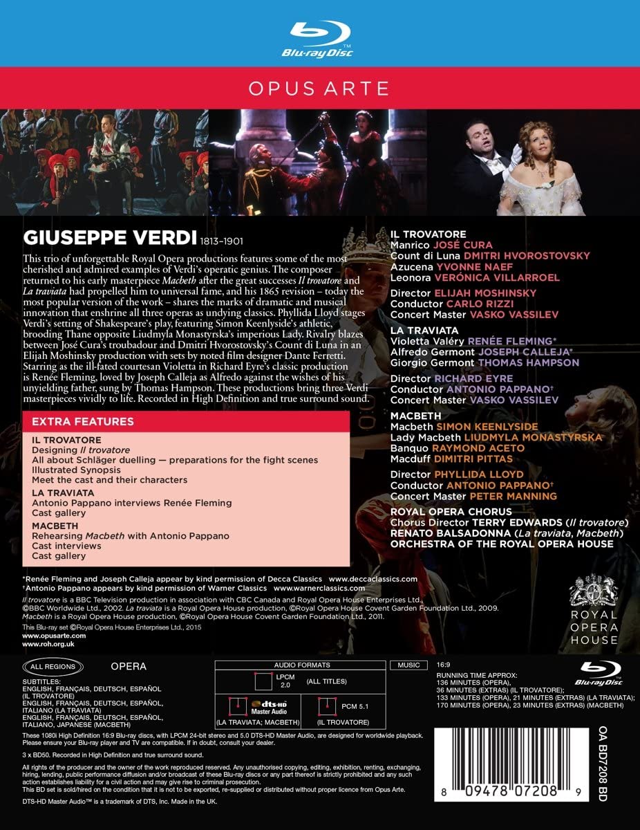 Verdi: Trovatore, Traviata, Macbeth - slide-1