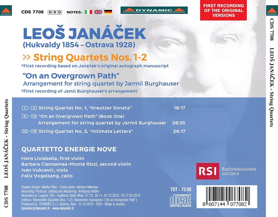Janáček: String Quartets Nos. 1 & 2 - slide-1