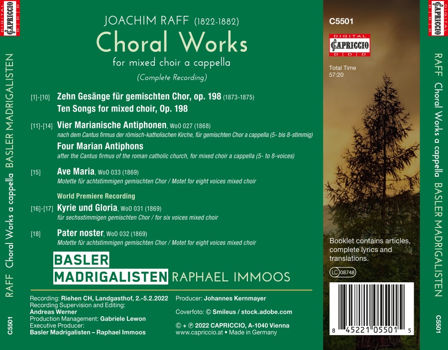 Raff: Choral Works a cappella - slide-1