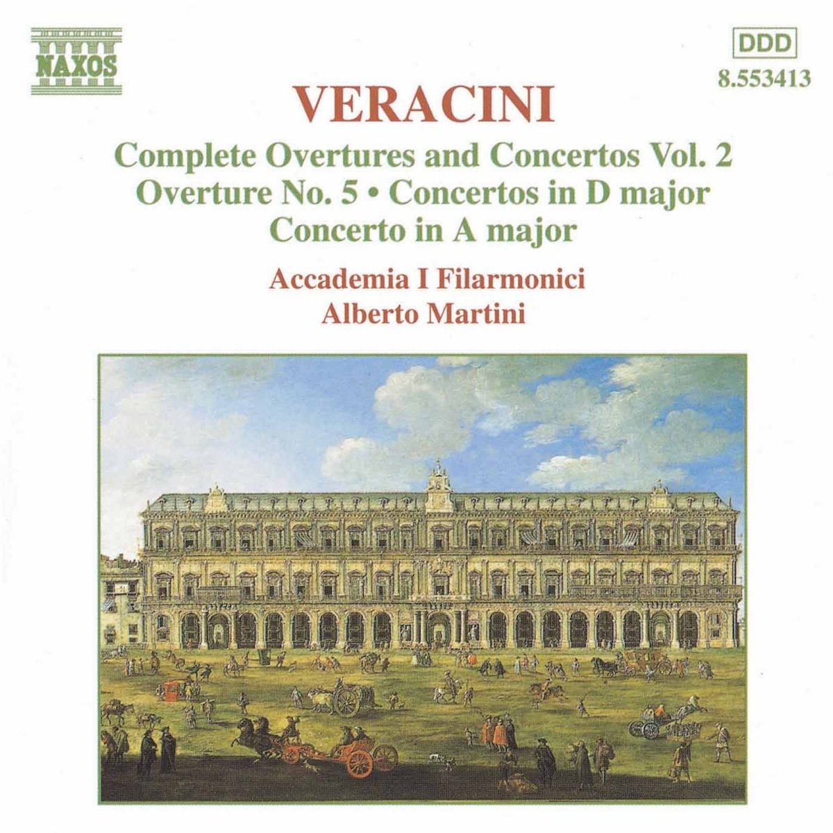 VERACINI: Overtures and Concertos, Vol.  2