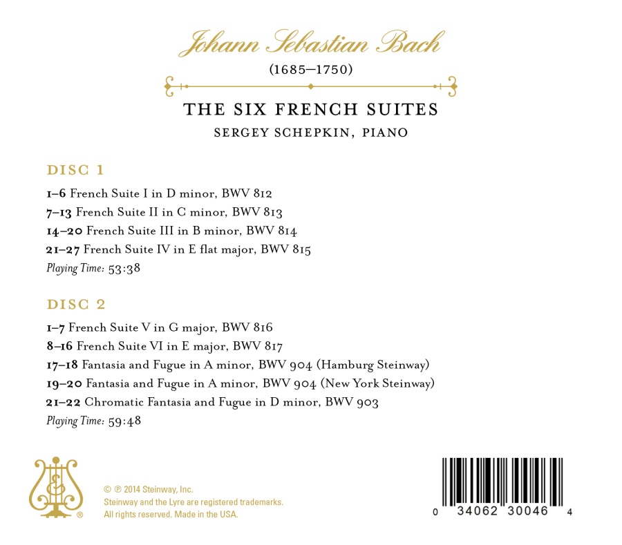Bach: The Six French Suites - slide-1