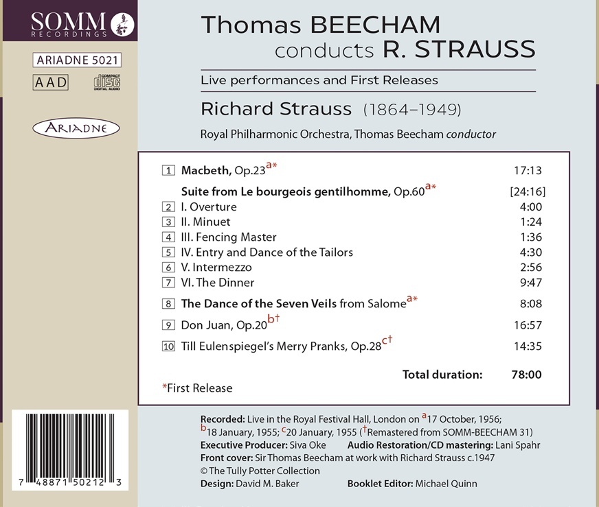 Thomas Beecham Conducts Richard Strauss - slide-1