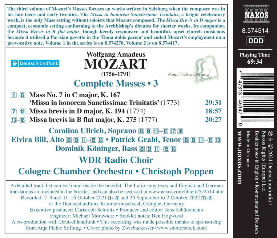 Mozart: Complete Masses Vol. 3 - slide-1