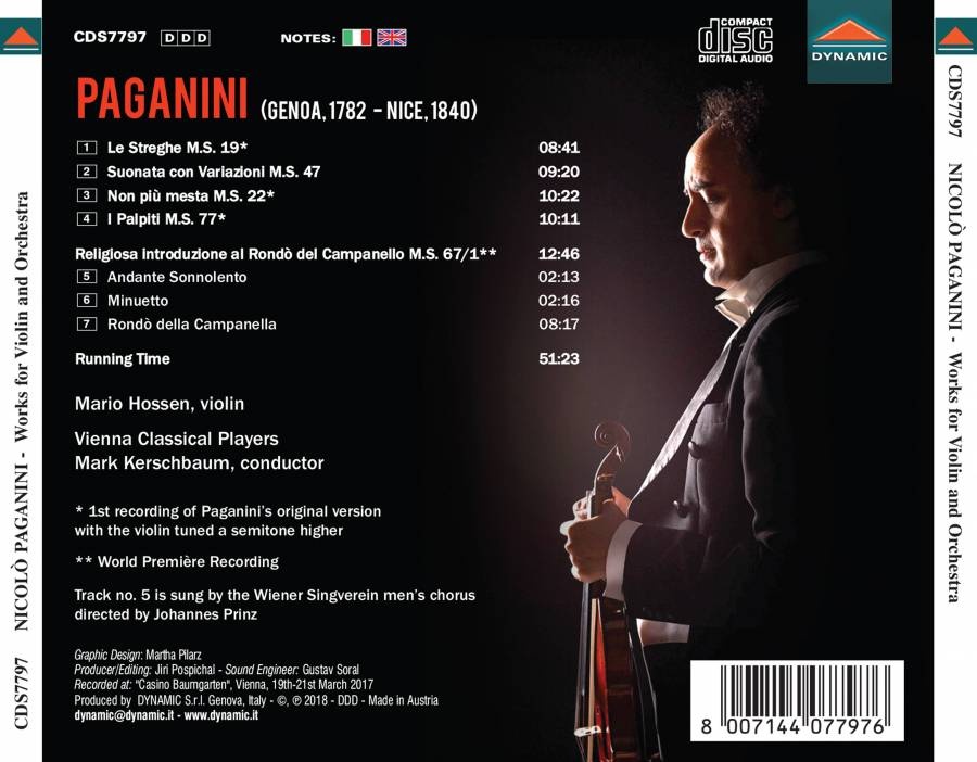 Paganini: Works for Violin and Orchestra - slide-1