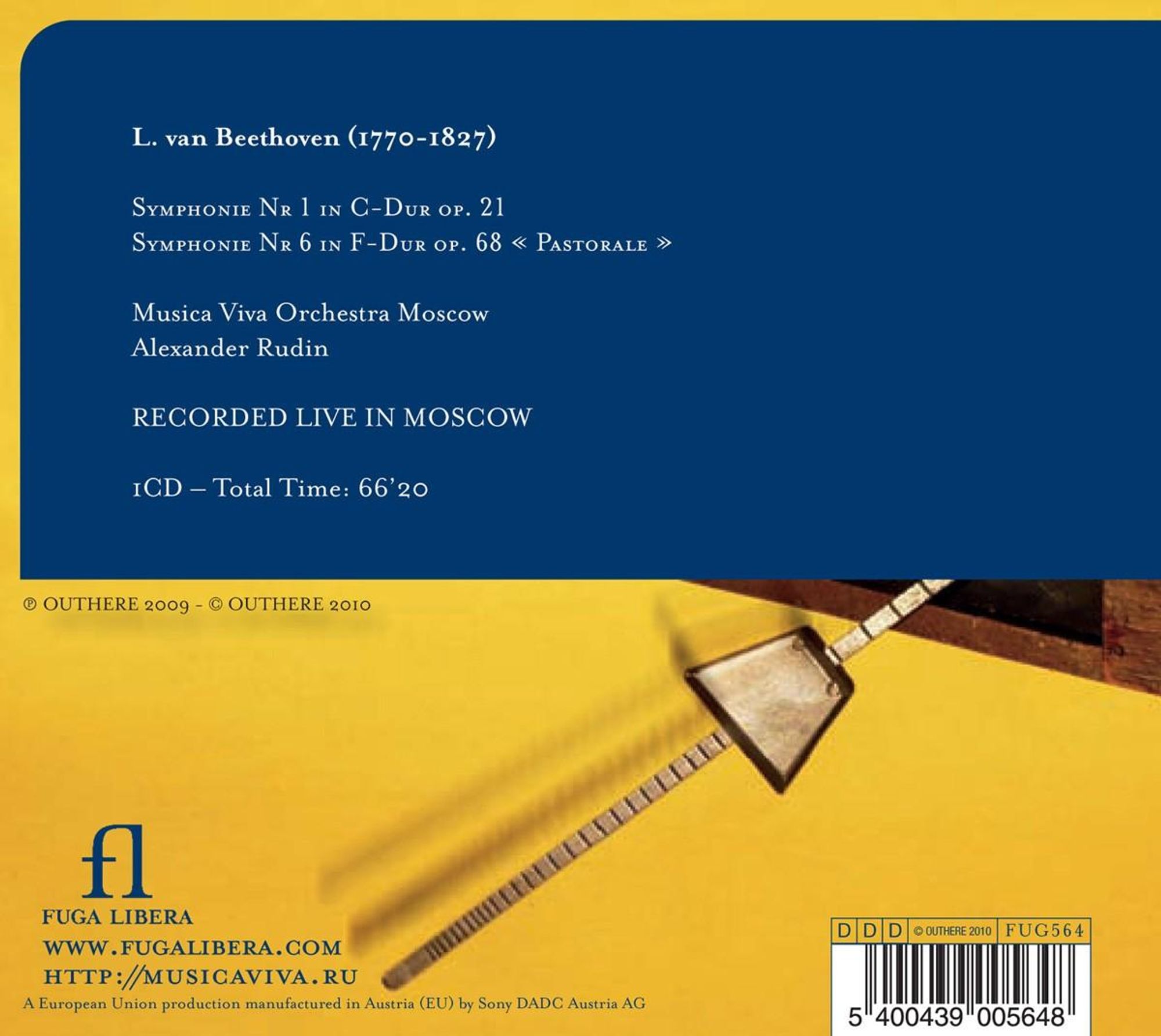 BEETHOVEN: Symphonies nos. 1 & 6 - slide-1