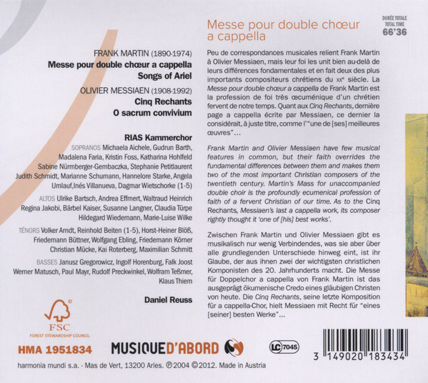 Martin: Messe pour double choeur a cappella - slide-1