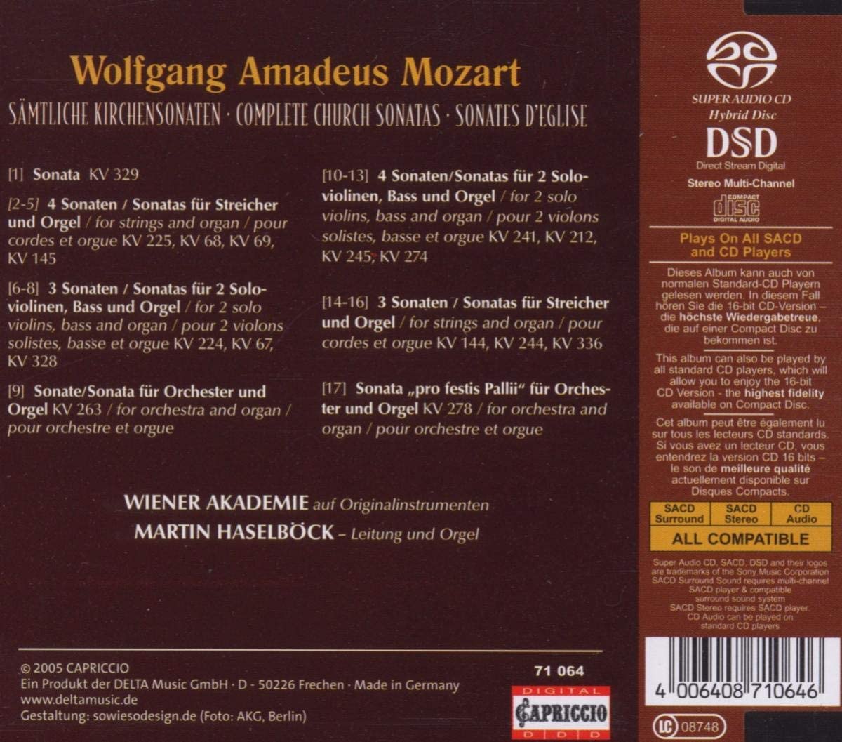 Mozart: Church sonates - slide-1