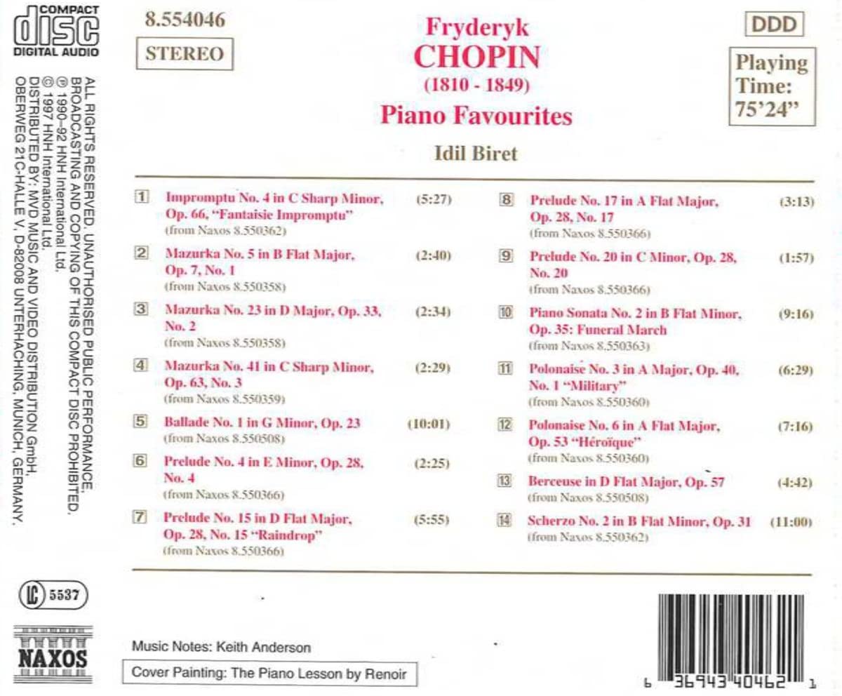 CHOPIN: Piano Favourities - slide-1