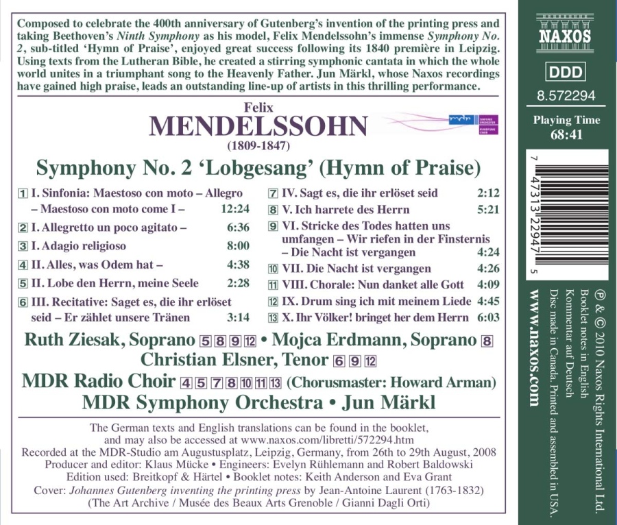 Mendelssohn: Symphony No. 2 ‘Lobgesang’ - slide-1