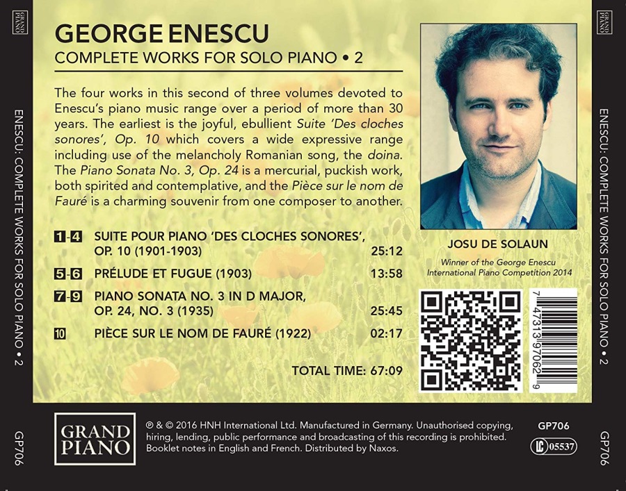 Enescu: Solo Piano Works Vol. 2 - slide-1