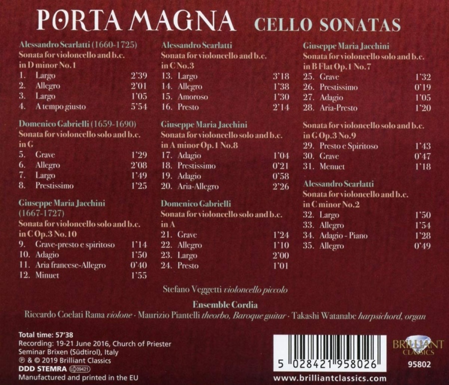 Porta Magna - Cello Sonatas - slide-1
