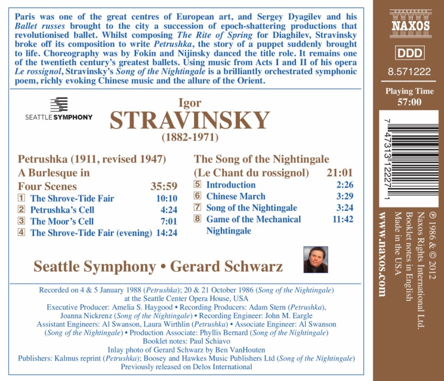 STRAVINSKY: Petrushka; Chant du rossignol - slide-1