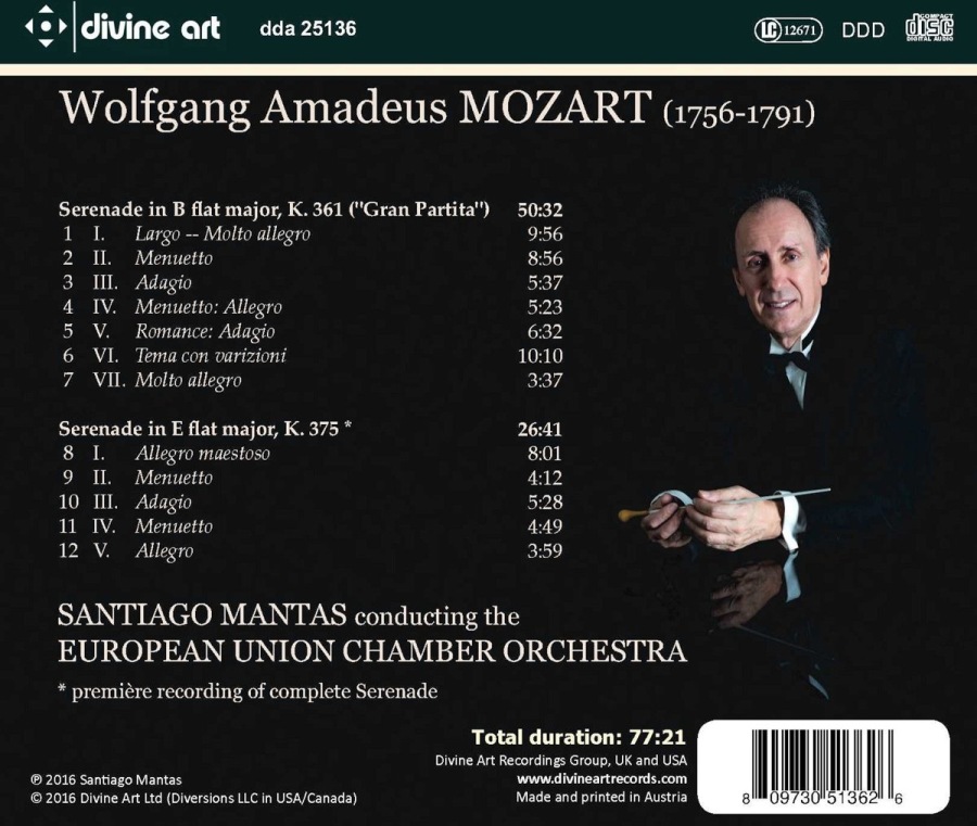Mozart: Serenades for Wind Instruments K. 361 "Gran Partita" & K. 375 - slide-1