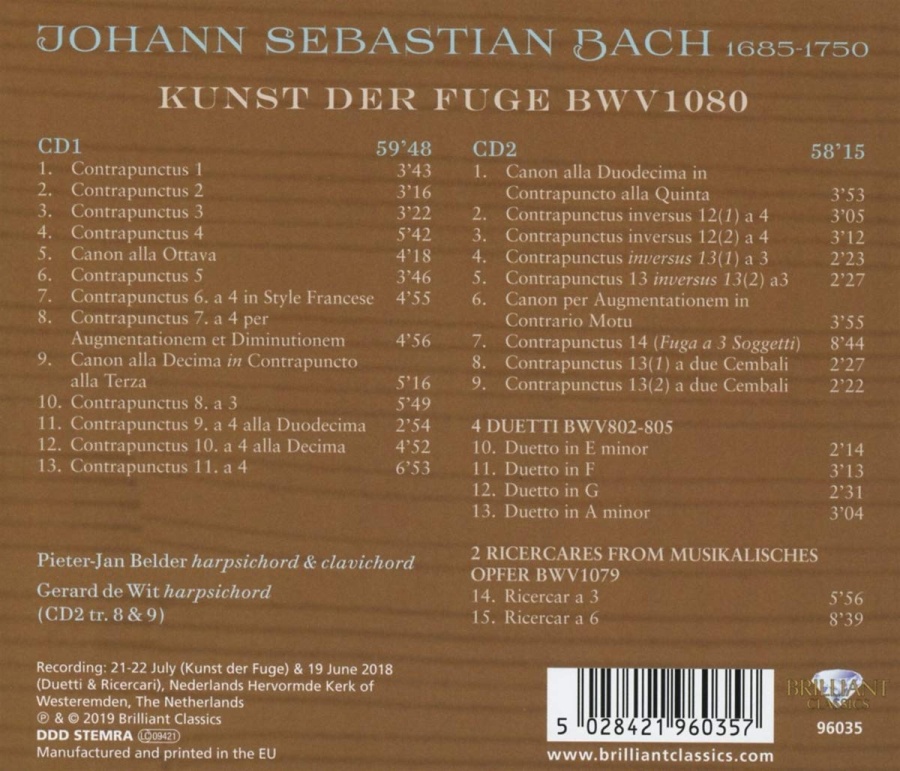 Bach: Kunst der Fuge - slide-1