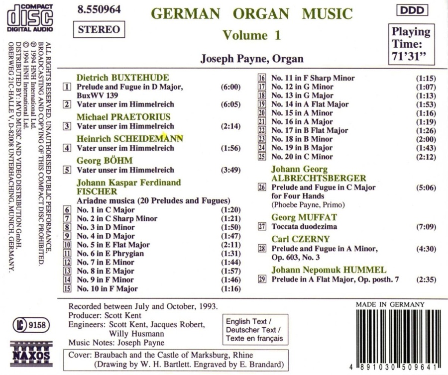 German Organ Music Vol. 1 - slide-1