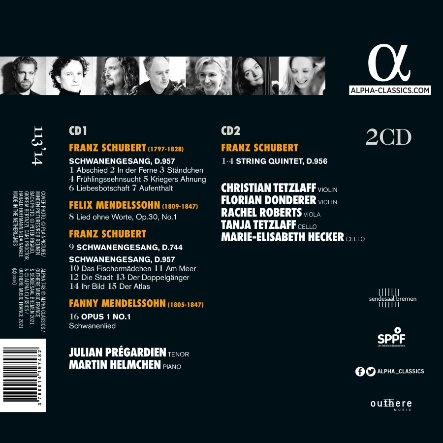 Schubert: Schwanengesang & String Quintet - slide-1