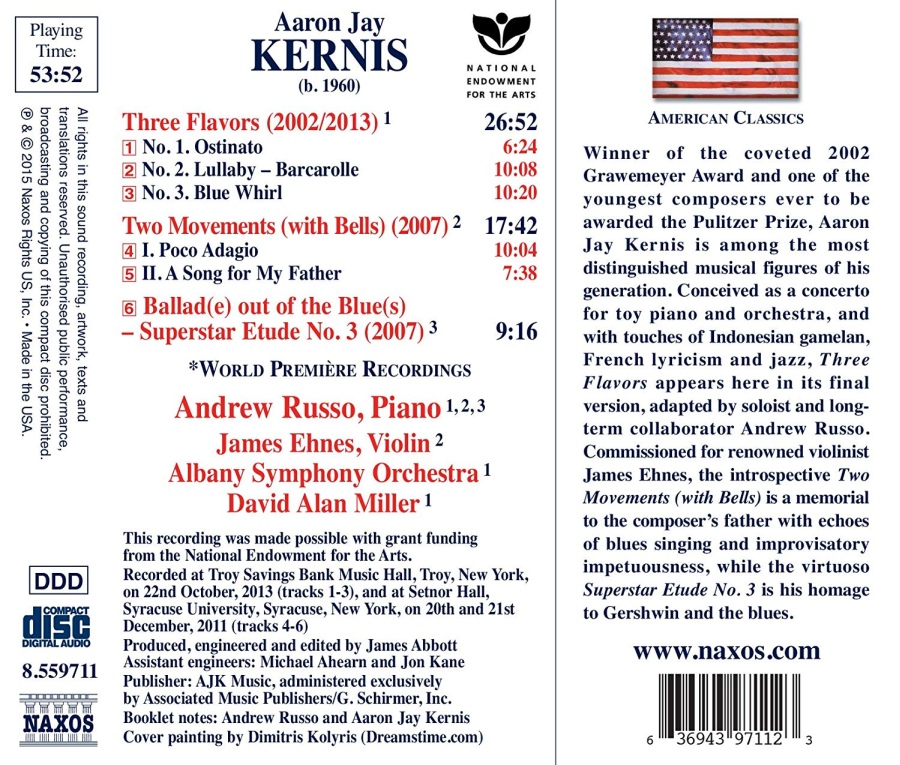 Kernis: Three Flavors Two Movements (with Bells) Superstar Etude No. 3 - slide-1
