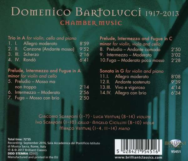 Bartolucci: Chamber Music - slide-1