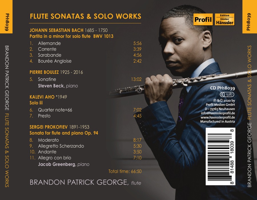 Flute Sonatas & Solo Works - slide-1