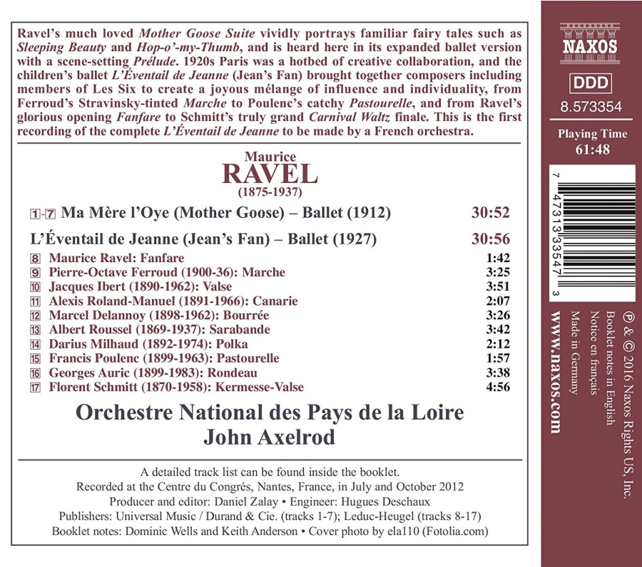 Ravel: Ma Mère l’Oye,  L’Eventail de Jeanne - slide-1