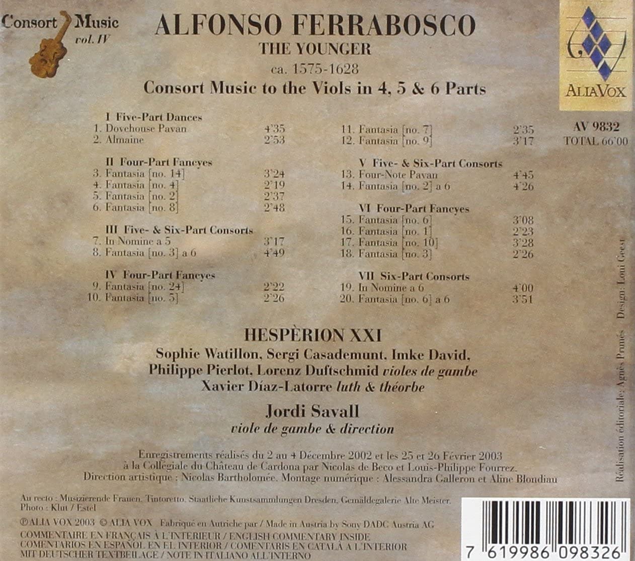 Ferrabosco: Consort Music to the viols - slide-1