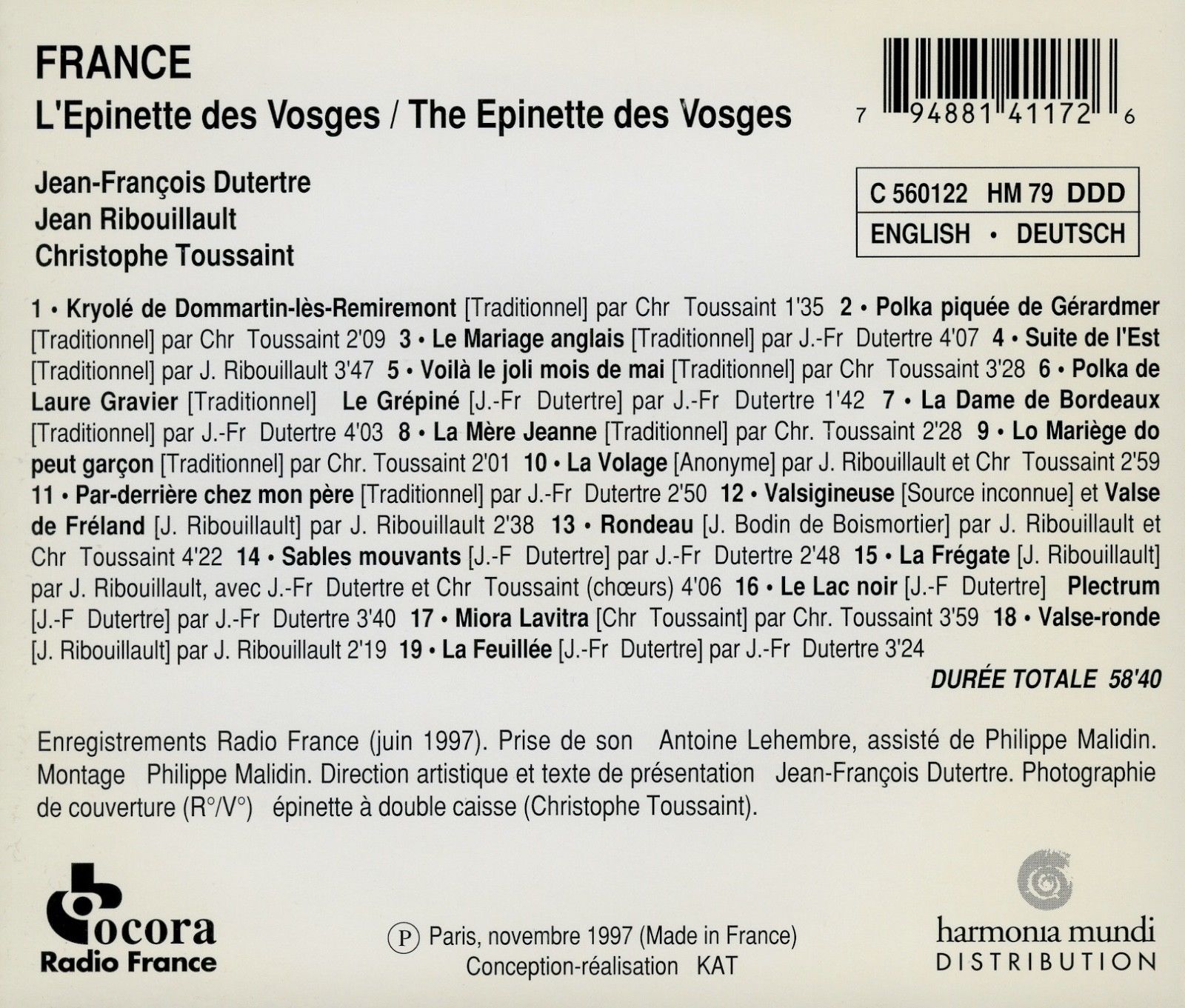 FRANCE: Epinette des Vosges - slide-1