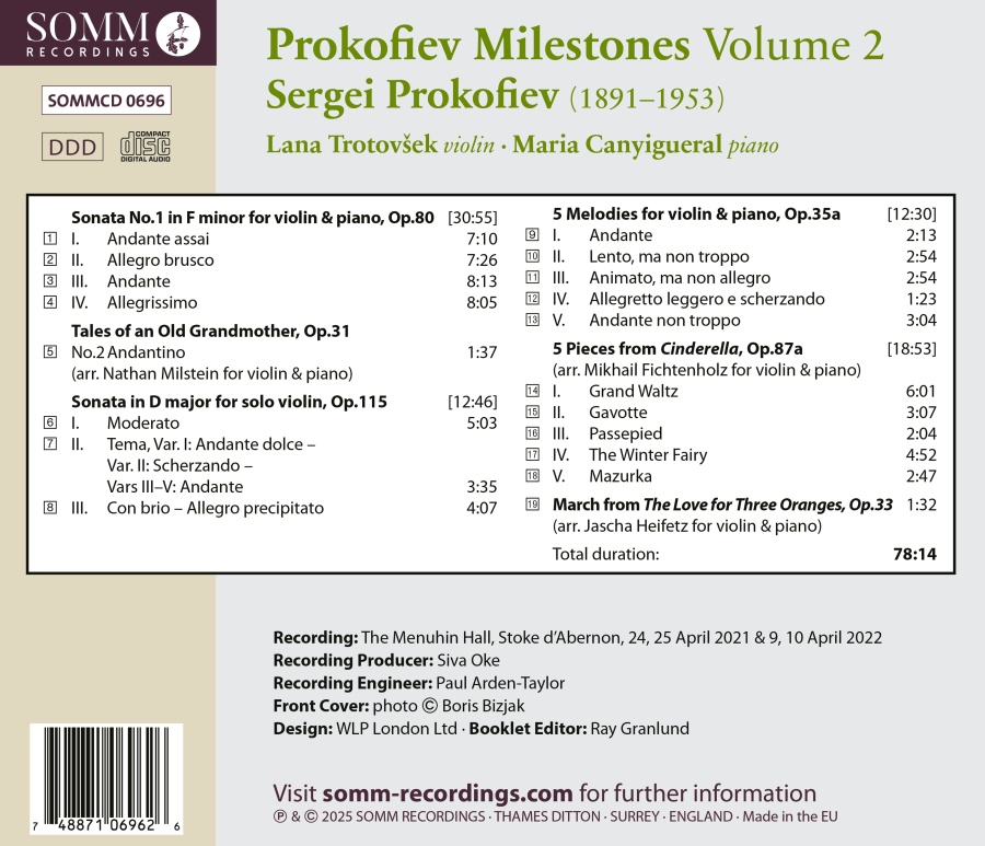 Prokofiev Milestones Vol. 2 - slide-1