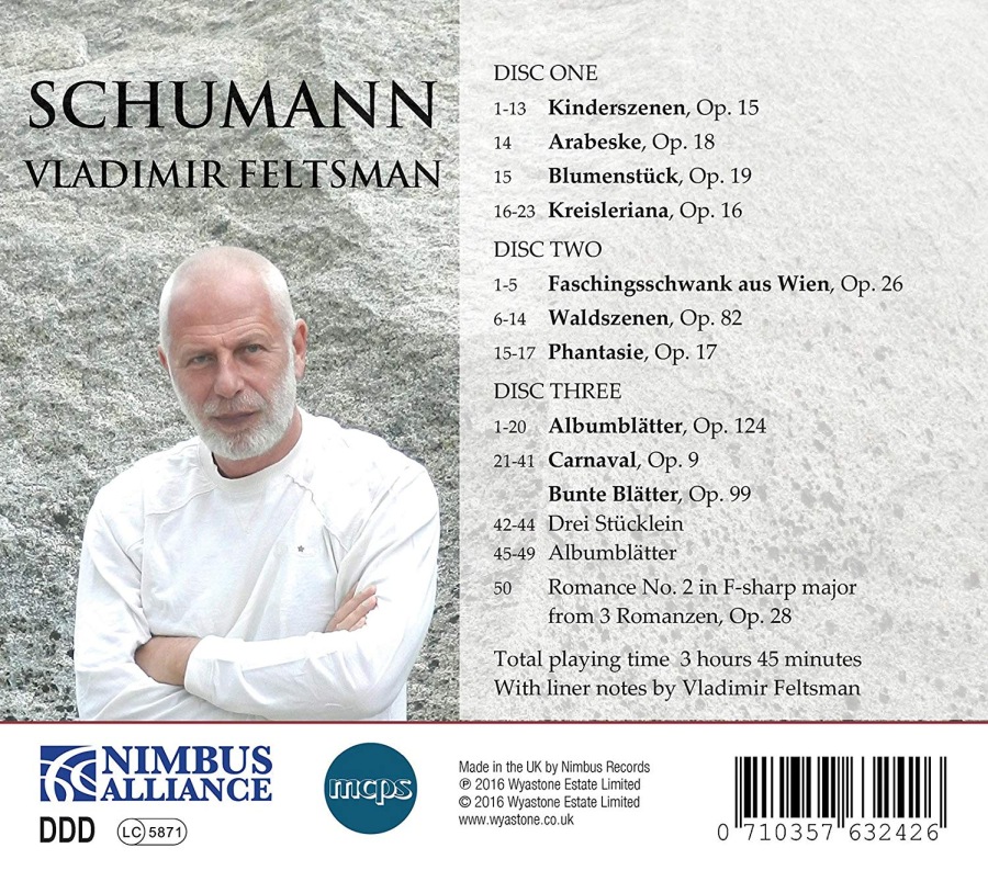 Schumann: Piano Works – Kreisleriana, Phantasie, Carnaval, Kinderszenen, Albumblätter - slide-1