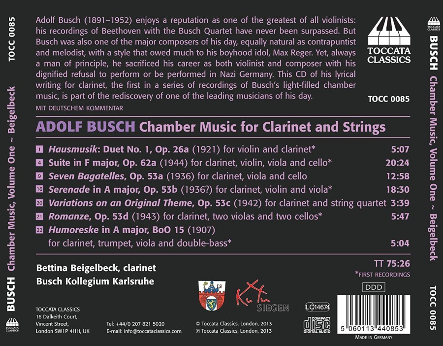 Busch: Chamber Music Vol. 1 - slide-1