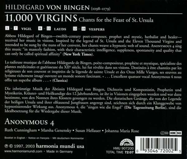 Hildegard von Bingen  :11,000 Virgins  - slide-1