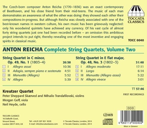 Reicha: Complete String Quartets Vol. 2 - slide-1