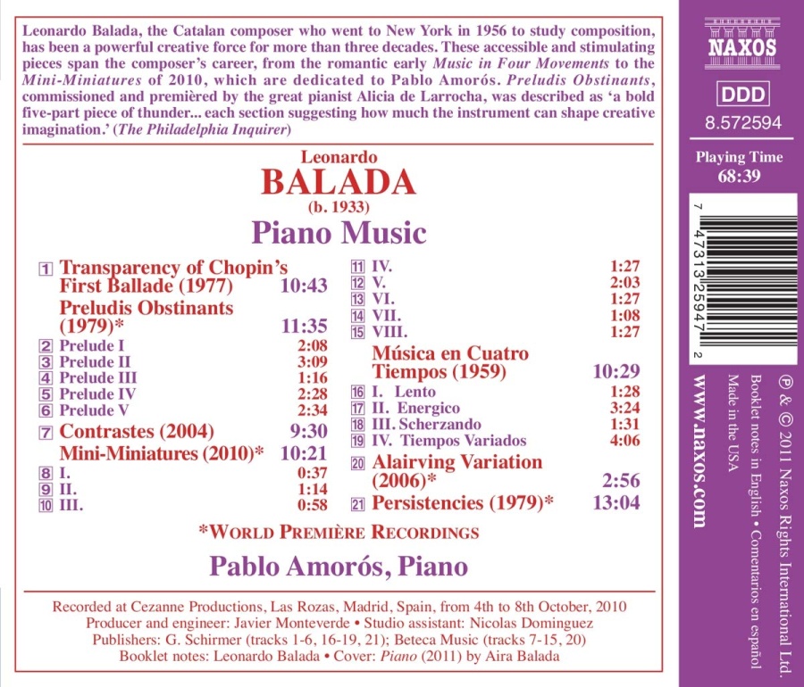 BALADA: Piano Works (Complete) - slide-1