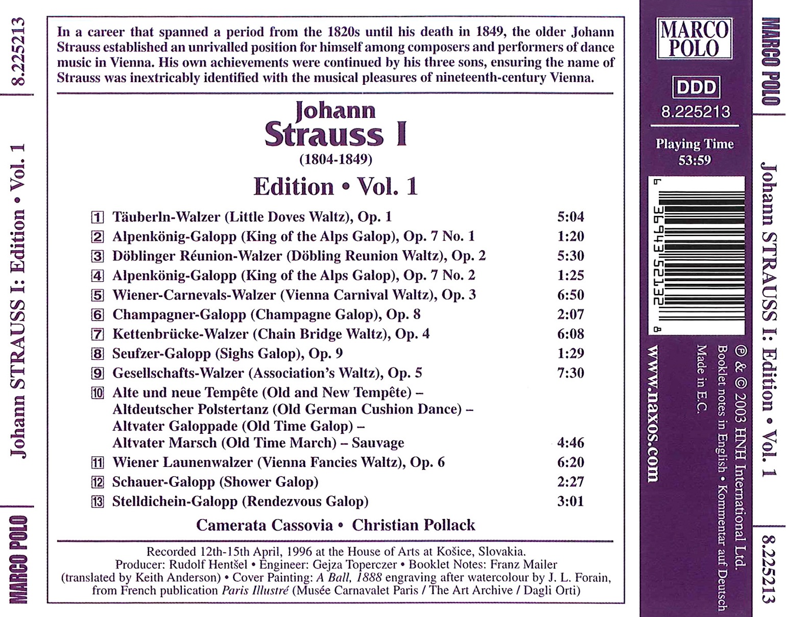 STRAUSS: Edition vol. 1 - slide-1