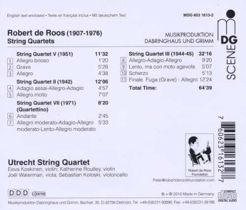 Roos: String quartets - slide-1