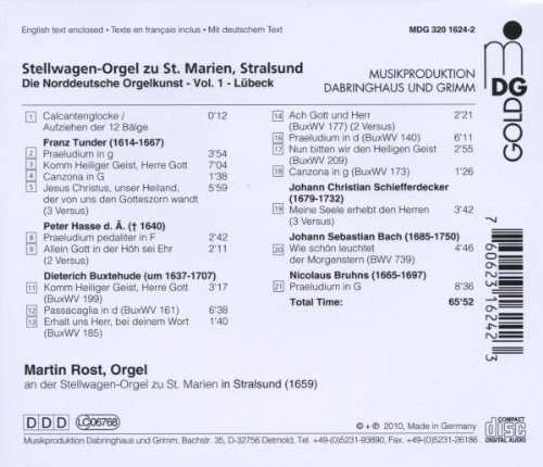 North German Organ Music Vol. 1 (Lübeck) - Tunder, Hasse, Buxtehude, Schieferdecker, Bach, Bruns - slide-1