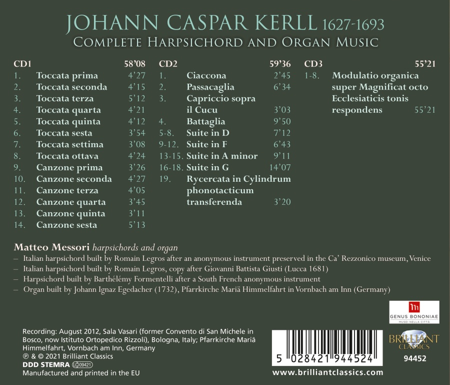 Kerll: Complete Harpsichord and Organ Music - slide-1