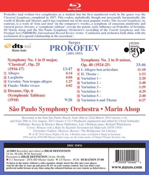 PROKOFIEV: Symphonies Nos. 1 & 2 - slide-1