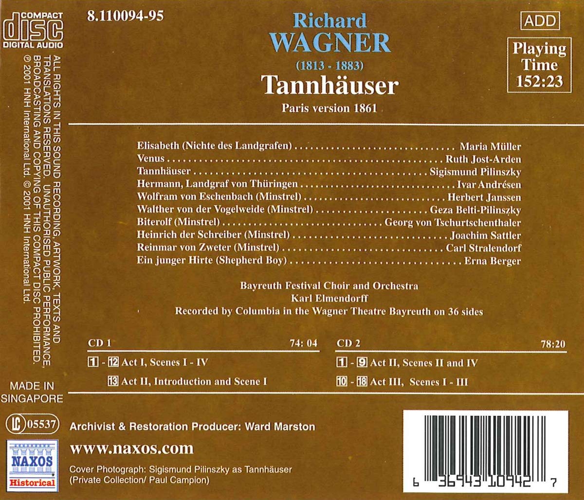 WAGNER: Tannhauser 1930 - slide-1