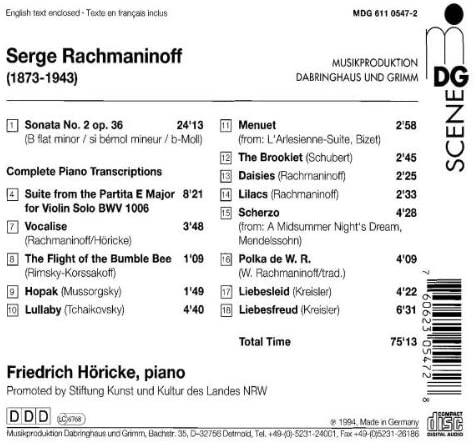 Rachmaninov: Klavierwerke - slide-1