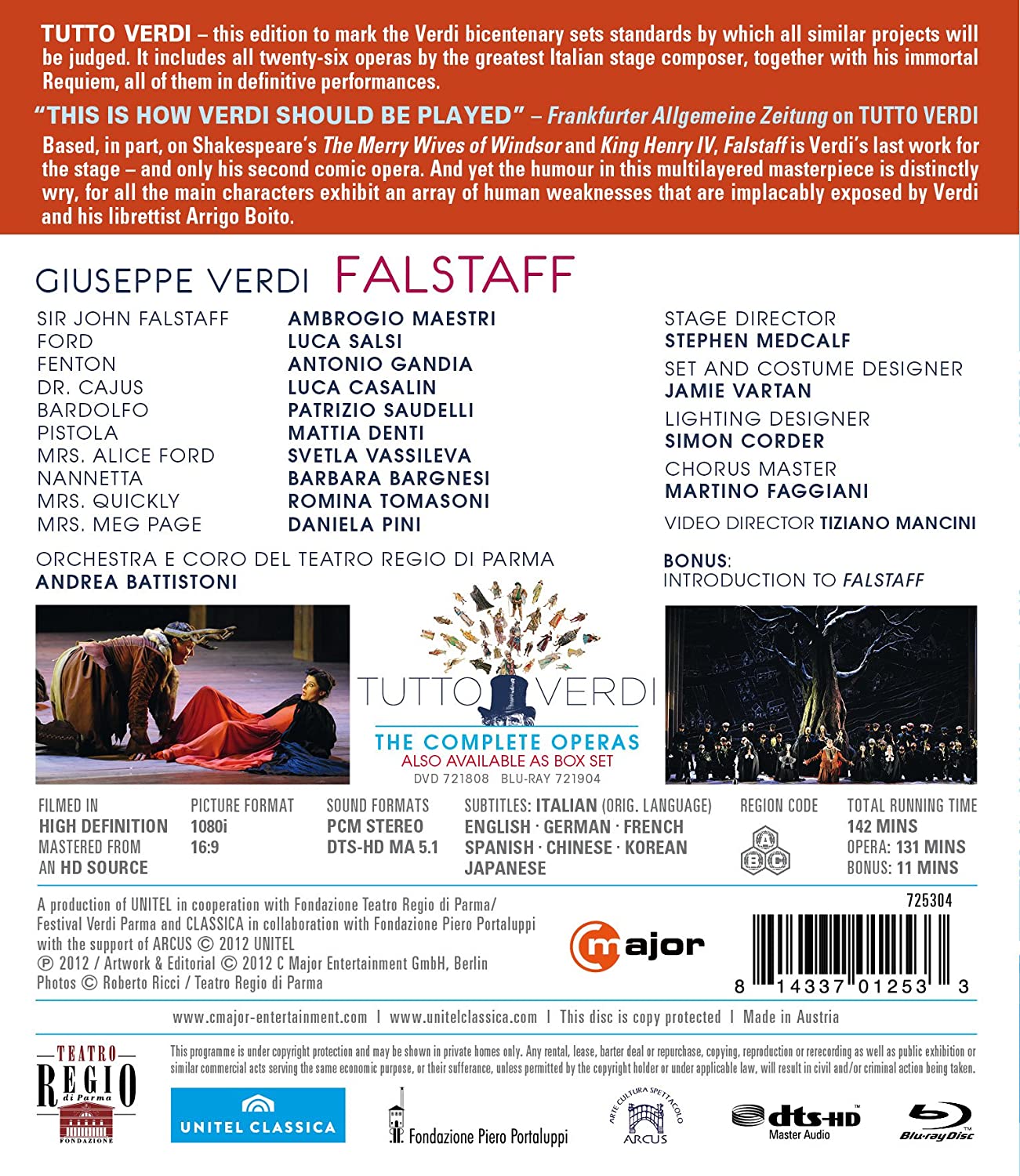 Verdi: Falstaff / Tutto Verdi - slide-1