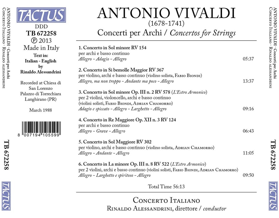 Vivaldi: Concerti per Archi - slide-1