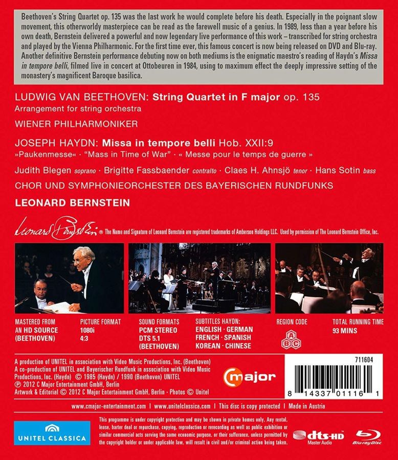 Beethoven: String Quartet / Haydn: Missa in tempore belli - slide-1