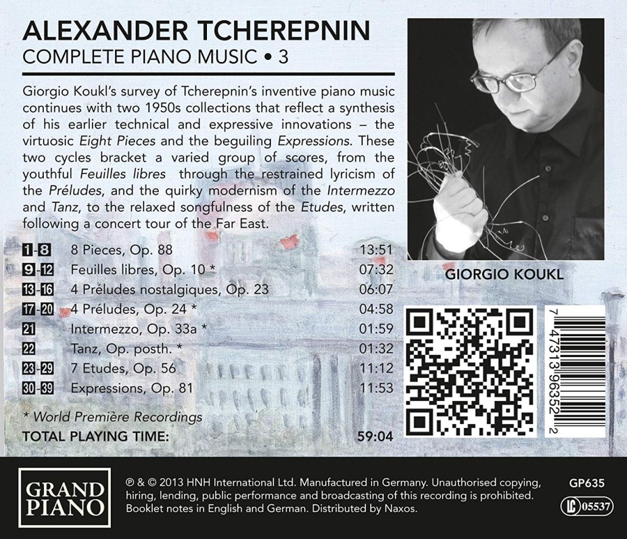 Tcherepnin: Complete Piano Works • 3 - slide-1