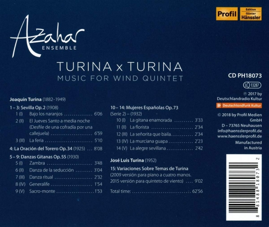 Turina x Turina: Music for Wind Quintet - slide-1